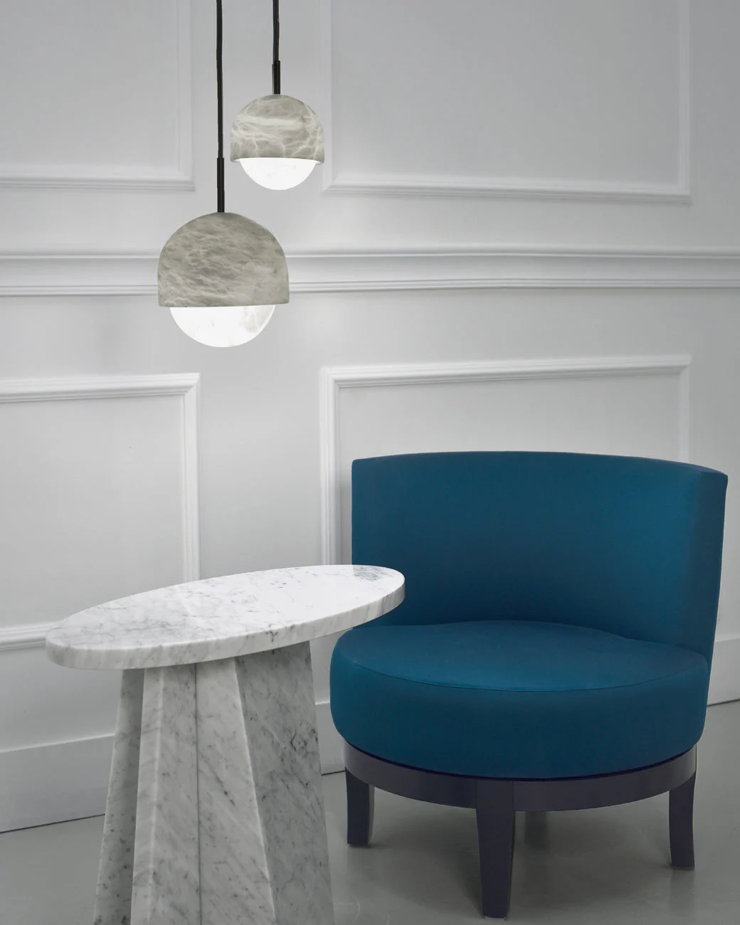 WOMO Alabaster Globe Pendant Light-WM2903 - Image 14