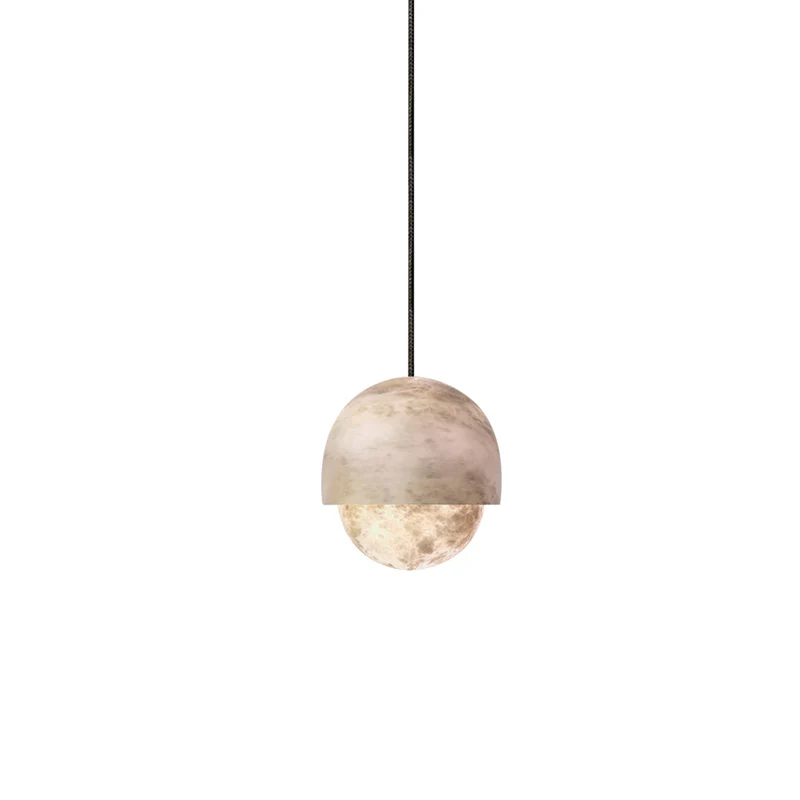 WOMO Alabaster Globe Pendant Light-WM2903 - Image 20