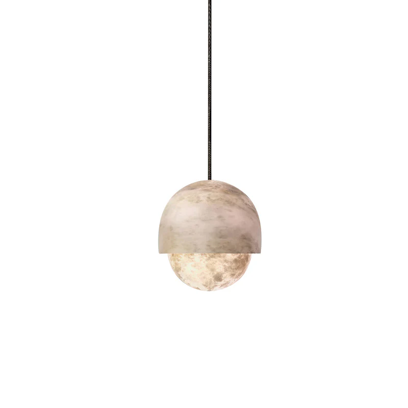 WOMO Alabaster Globe Pendant Light-WM2903 - Image 22