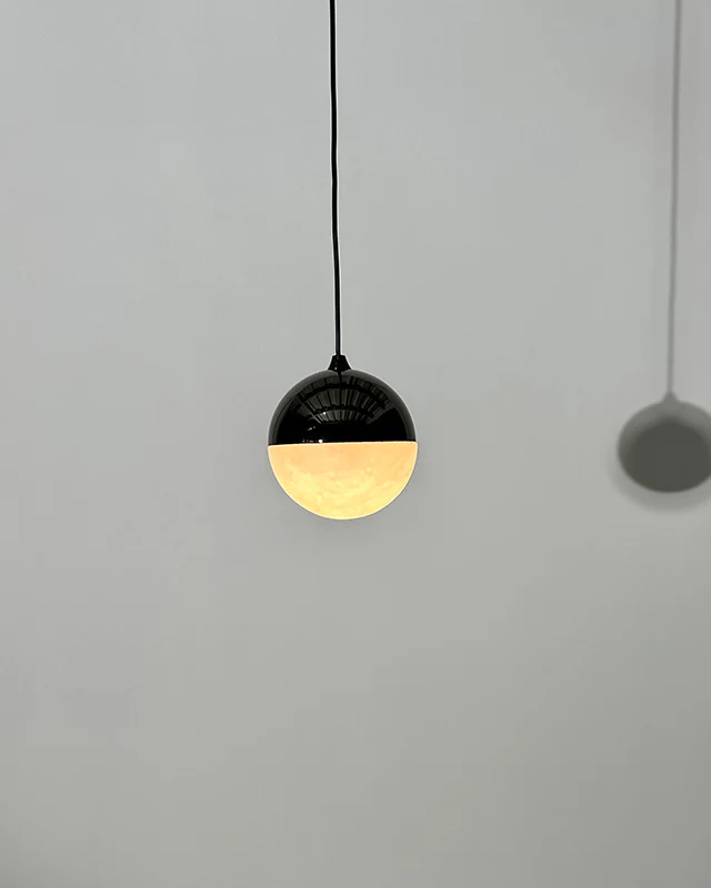 WOMO Alabaster Globe Pendant Light-WM2922 - Image 6