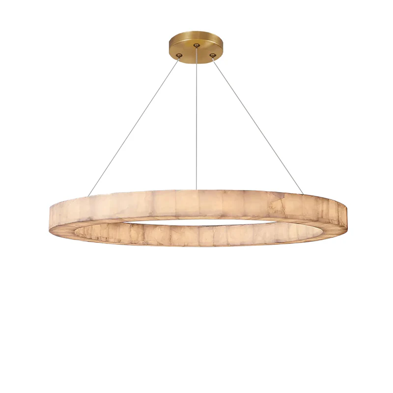 WOMO Alabaster Circular Chandelier-WM2803 - Image 11