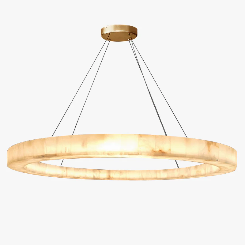WOMO Alabaster Circular Chandelier-WM2803 - Image 15