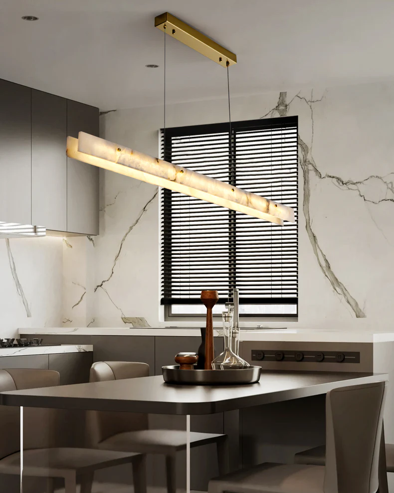 WOMO Linear Alabaster Chandelier-WM2833 - Image 11