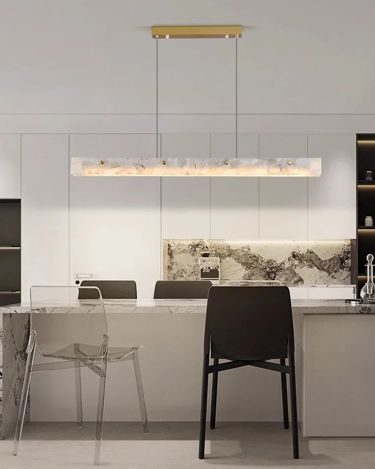 WOMO Linear Alabaster Chandelier-WM2833 - Image 3