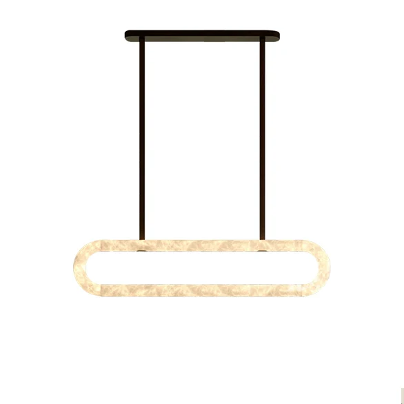 WOMO Oval Alabaster Chandelier-WM2872 - Image 11