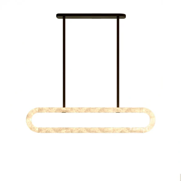 WOMO Oval Alabaster Chandelier-WM2872 - Image 13