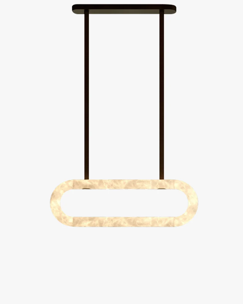 WOMO Oval Alabaster Chandelier-WM2872 - Image 7