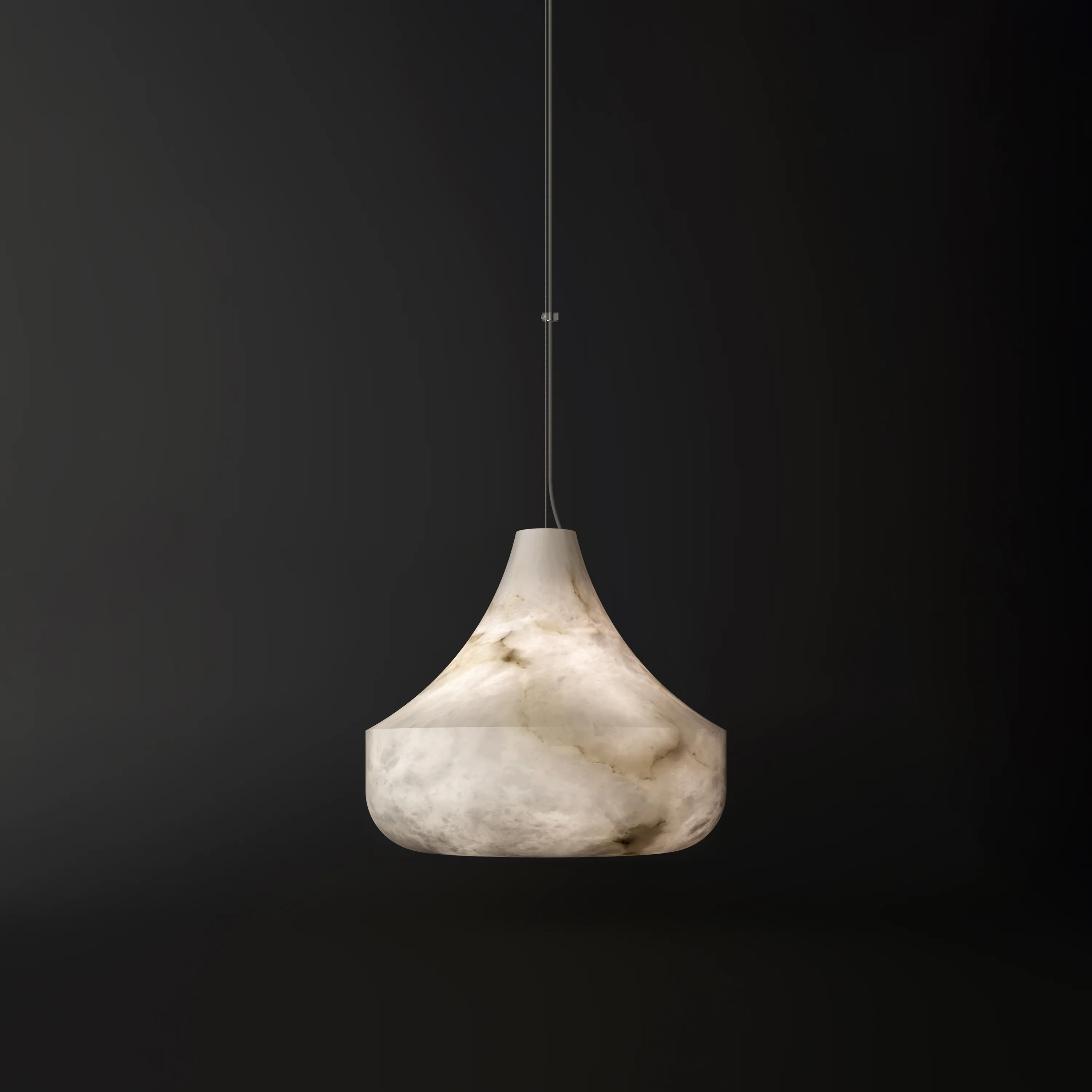 WOMO Cone Alabaster Pendant Light-WM2905 - Image 11