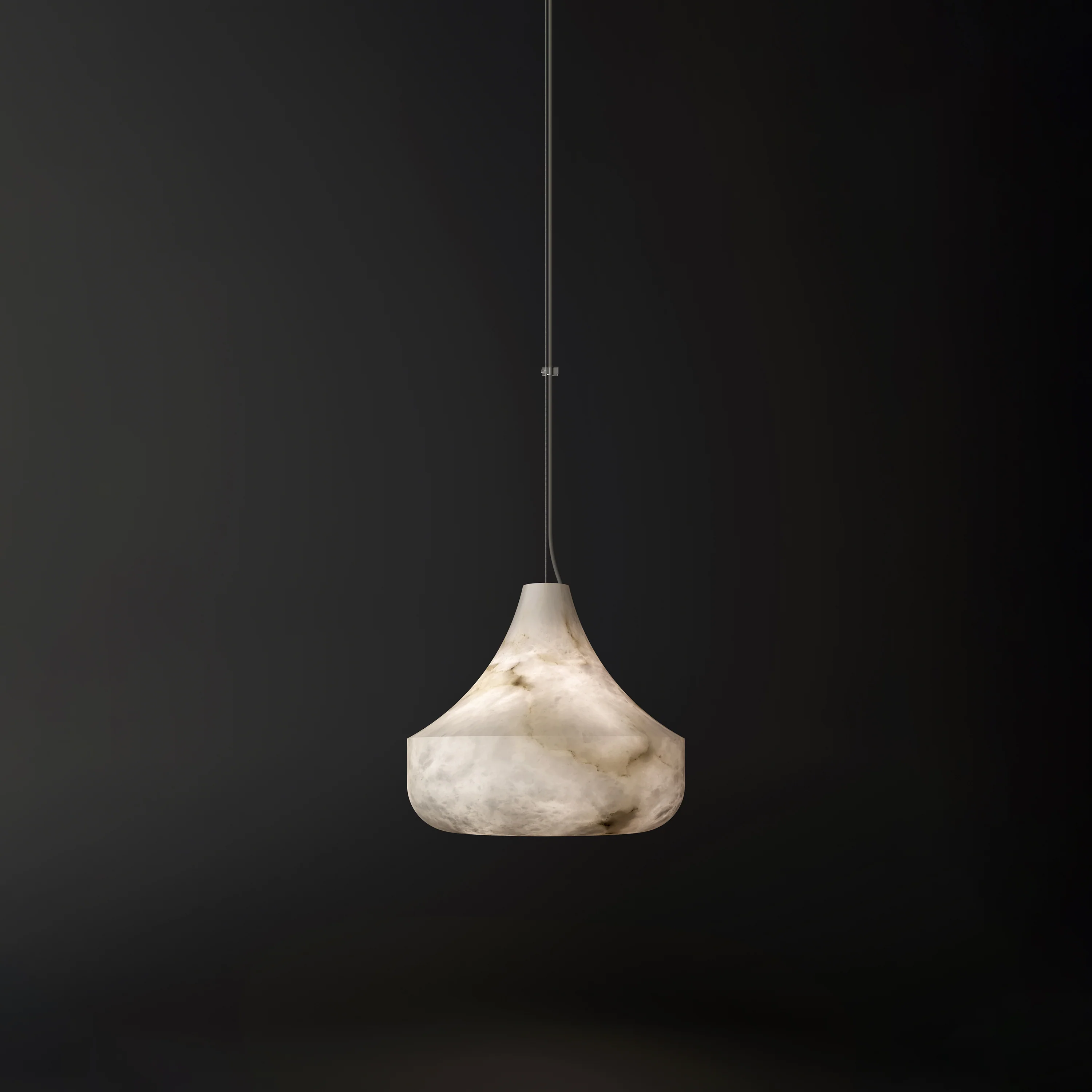 WOMO Cone Alabaster Pendant Light-WM2905 - Image 9