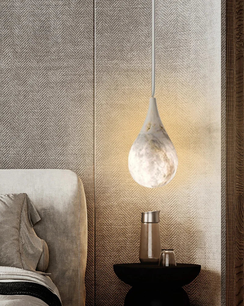 WOMO Alabaster Raindrop Pendant Light-WM2901 - Image 2