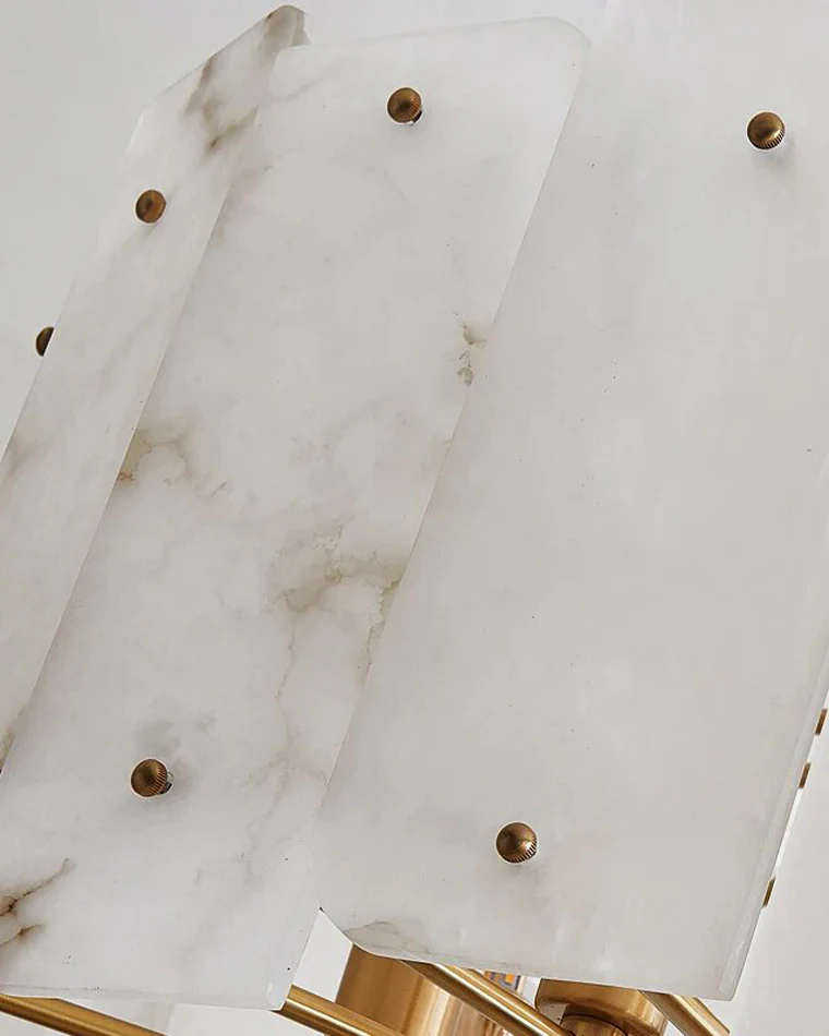 WOMO Alabaster Round Chandelier-WM2391 - Image 10