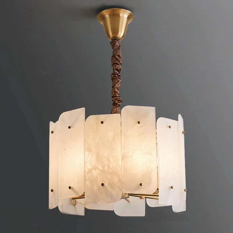 WOMO Alabaster Round Chandelier-WM2391 - Image 12