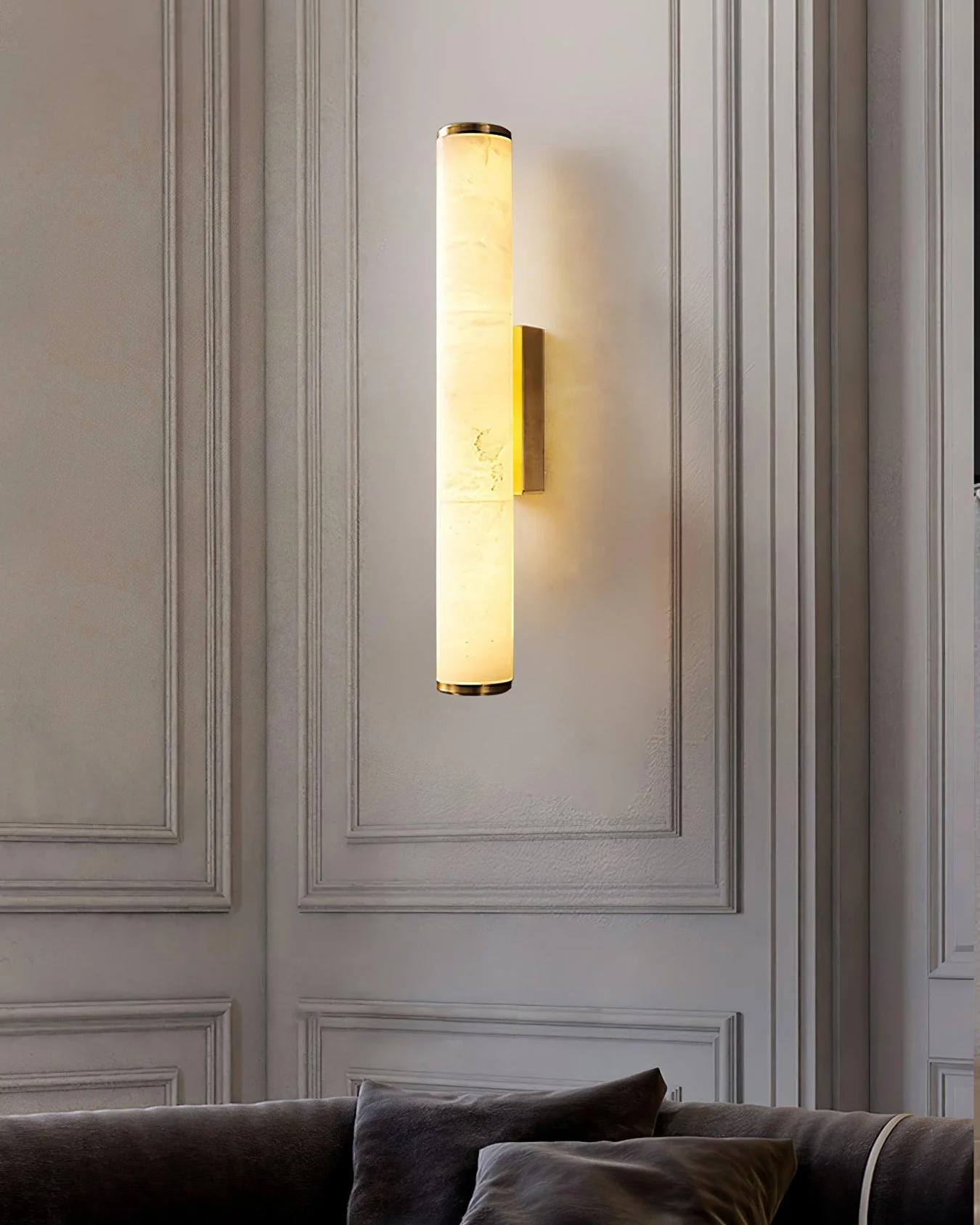 WOMO Alabaster Tube Wall Sconce-WM6139 - Image 6