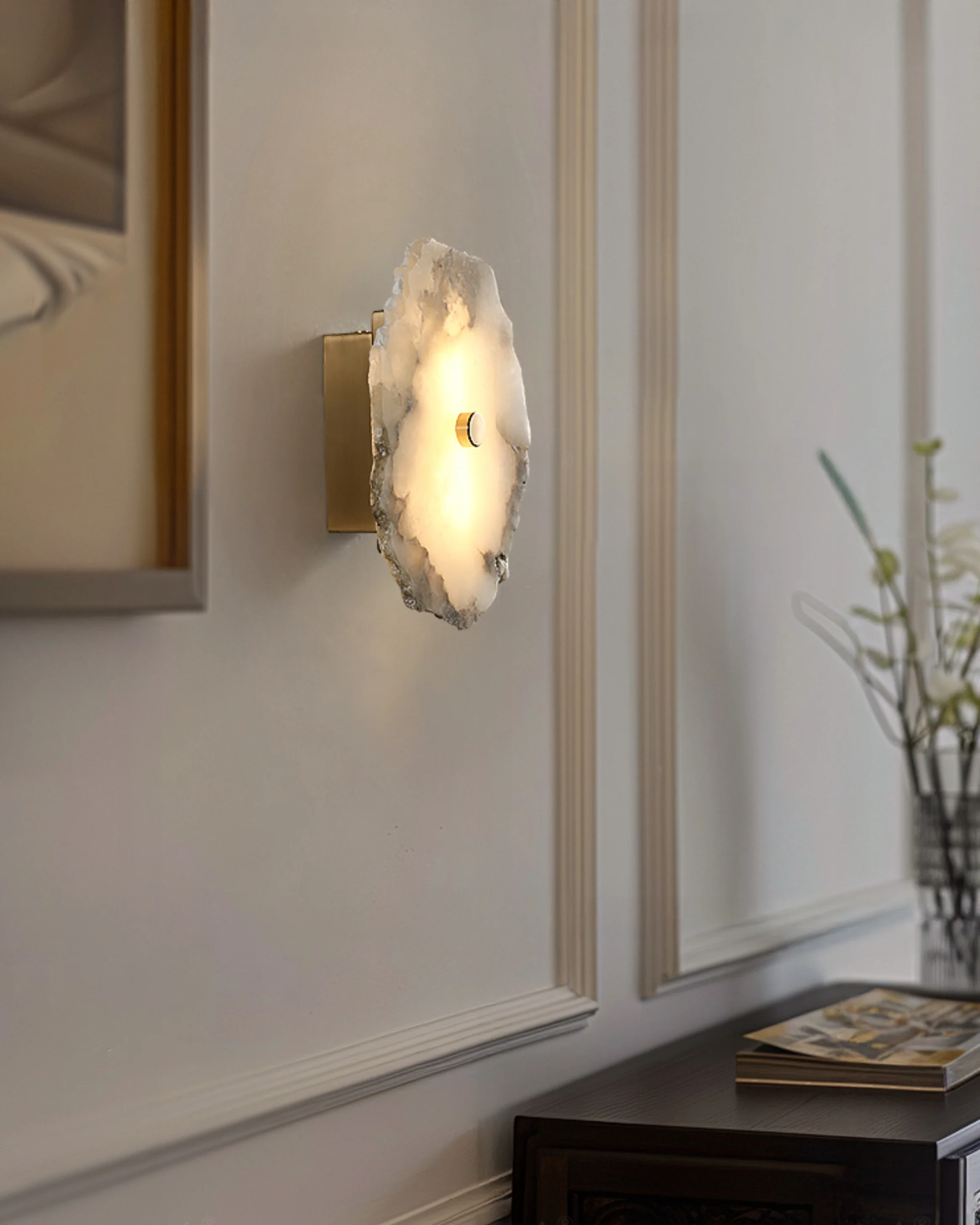 WOMO Alabaster Wall Sconce-WM6143 - Image 13