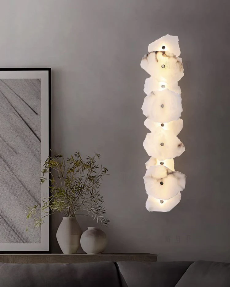 WOMO Alabaster Wall Sconce-WM6143 - Image 4