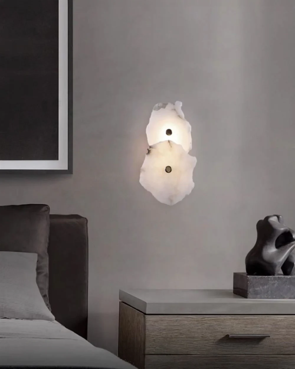 WOMO Alabaster Wall Sconce-WM6143 - Image 5