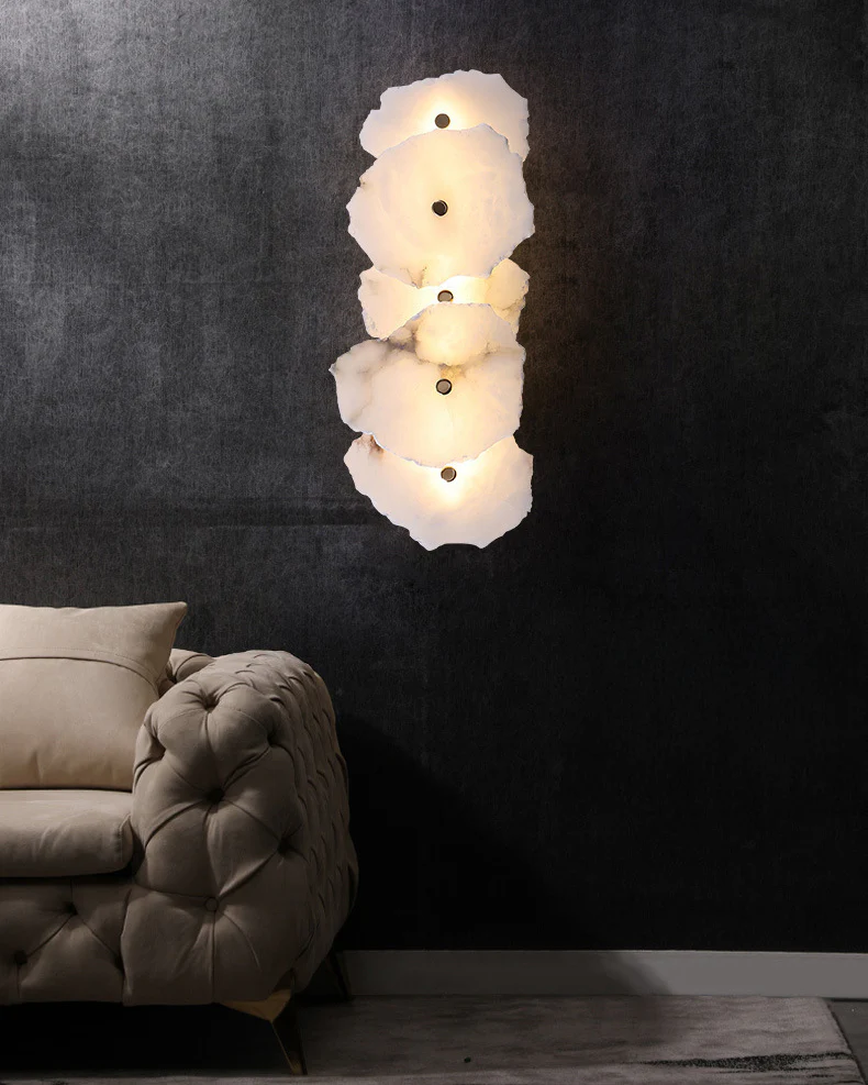 WOMO Alabaster Wall Sconce-WM6143 - Image 7