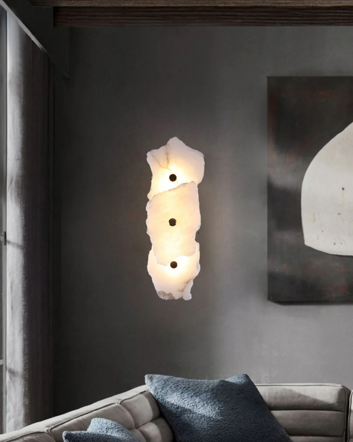 WOMO Alabaster Wall Sconce-WM6143 - Image 8