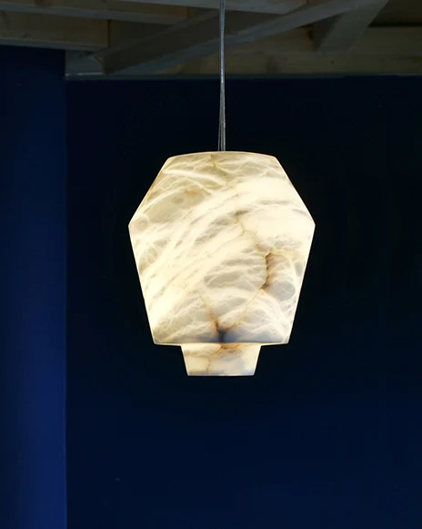 WOMO Alix Alabaster Pendant Light-WM2892 - Image 11