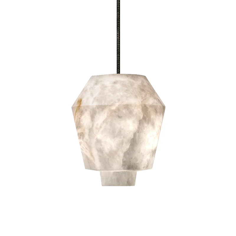 WOMO Alix Alabaster Pendant Light-WM2892 - Image 16