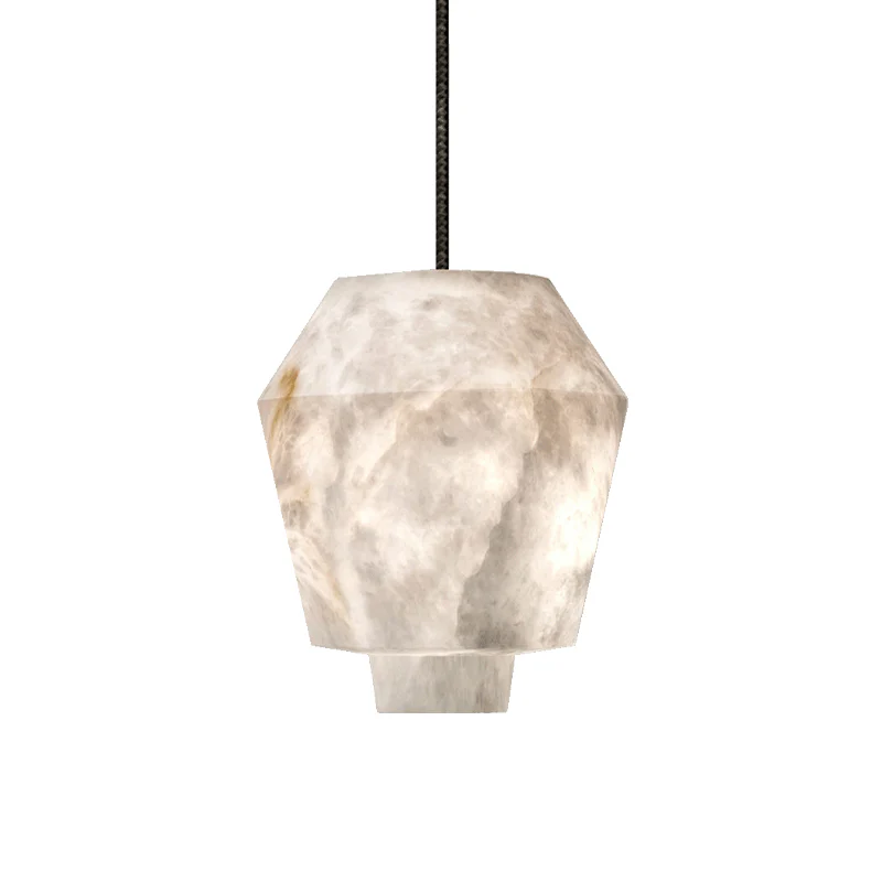 WOMO Alix Alabaster Pendant Light-WM2892 - Image 18