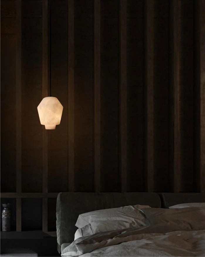 WOMO Alix Alabaster Pendant Light-WM2892 - Image 3