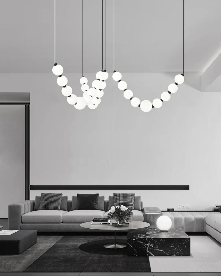 WOMO Arc Pearl Chandelier-WM2811 - Image 3