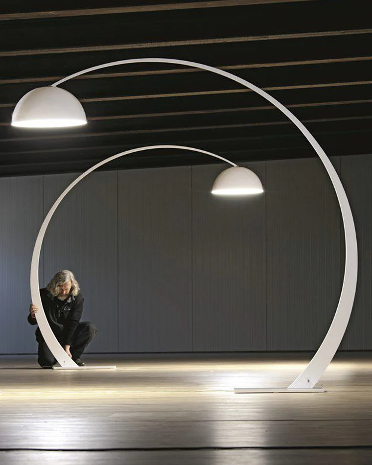 WOMO Dome Arc Floor Lamp over Couch-WM7063 - Image 16