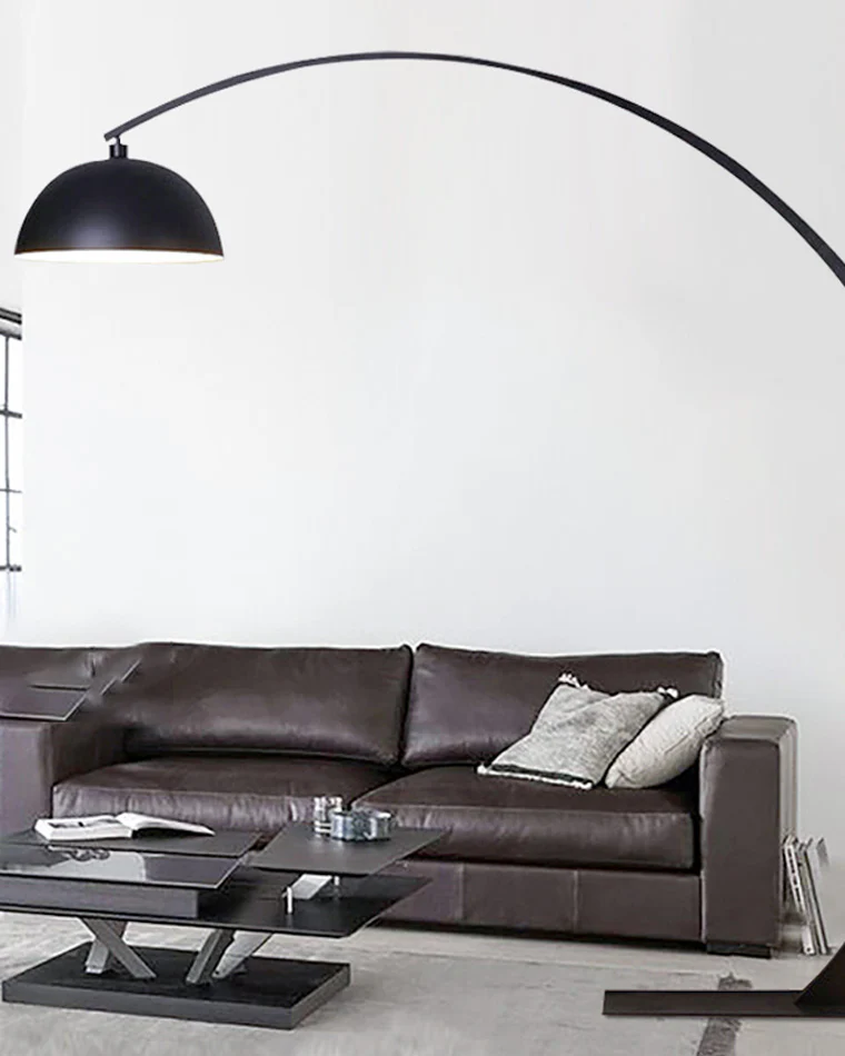 WOMO Dome Arc Floor Lamp over Couch-WM7063 - Image 17