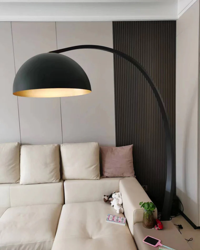 WOMO Dome Arc Floor Lamp over Couch-WM7063 - Image 23