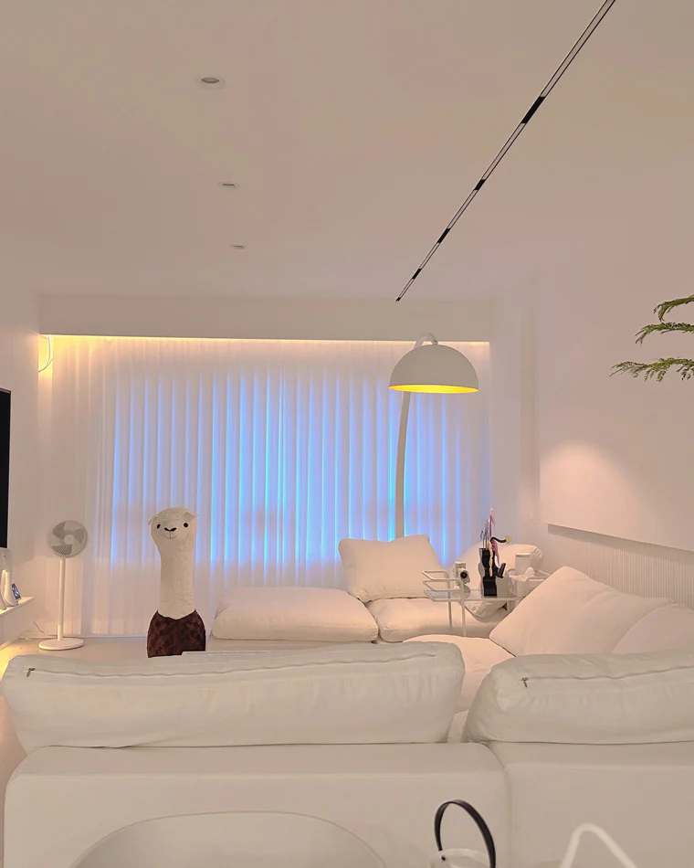 WOMO Dome Arc Floor Lamp over Couch-WM7063 - Image 29
