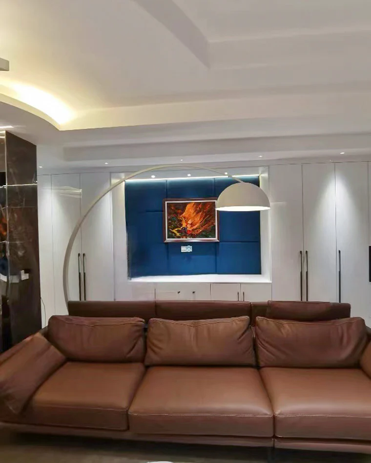 WOMO Dome Arc Floor Lamp over Couch-WM7063 - Image 34