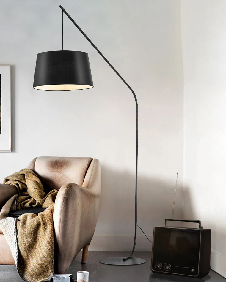 WOMO Hanging Arc Floor Lamp-WM7028 - Image 3