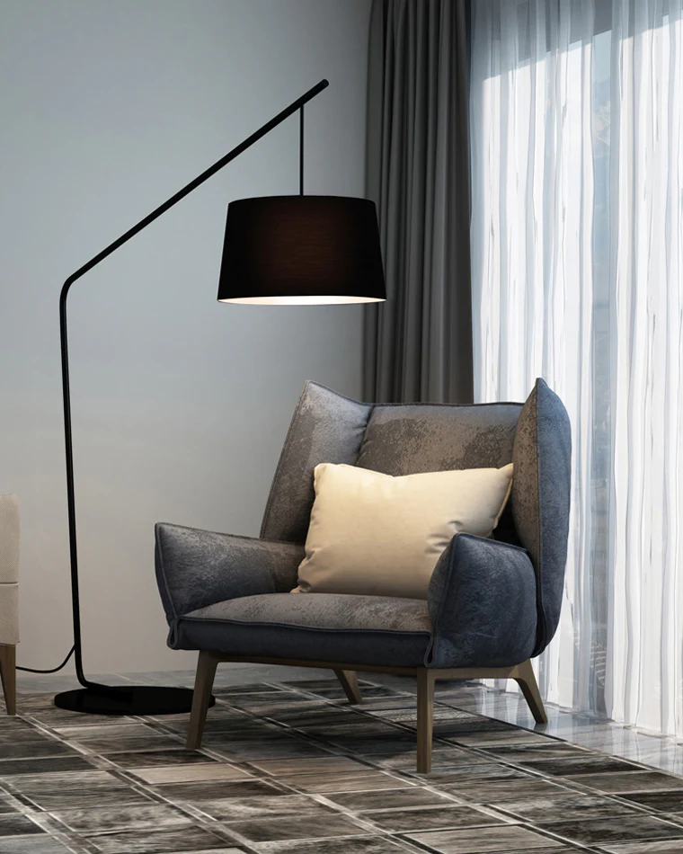 WOMO Hanging Arc Floor Lamp-WM7028 - Image 51