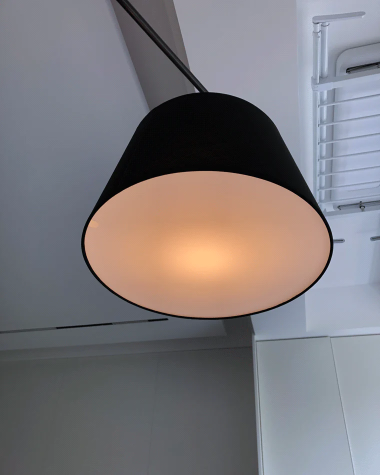 WOMO Hanging Arc Floor Lamp-WM7028 - Image 7