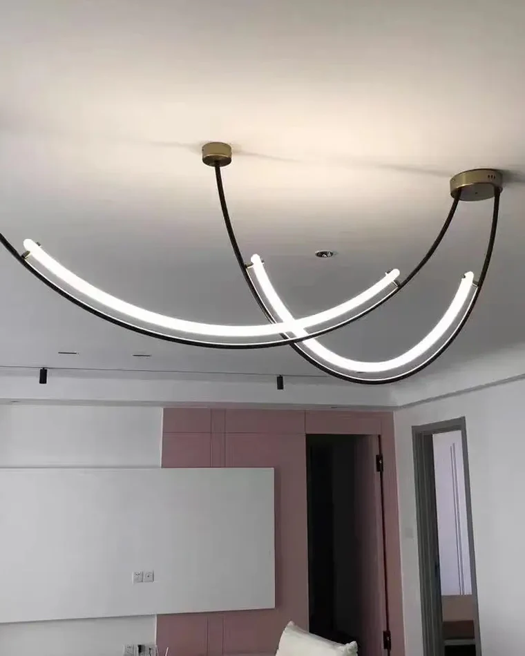 WOMO Arc Led Chandelier-WM2288 - Image 37