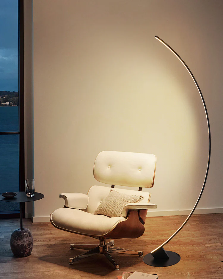 WOMO Arc LED Floor Lamp-WM7093 - Image 2