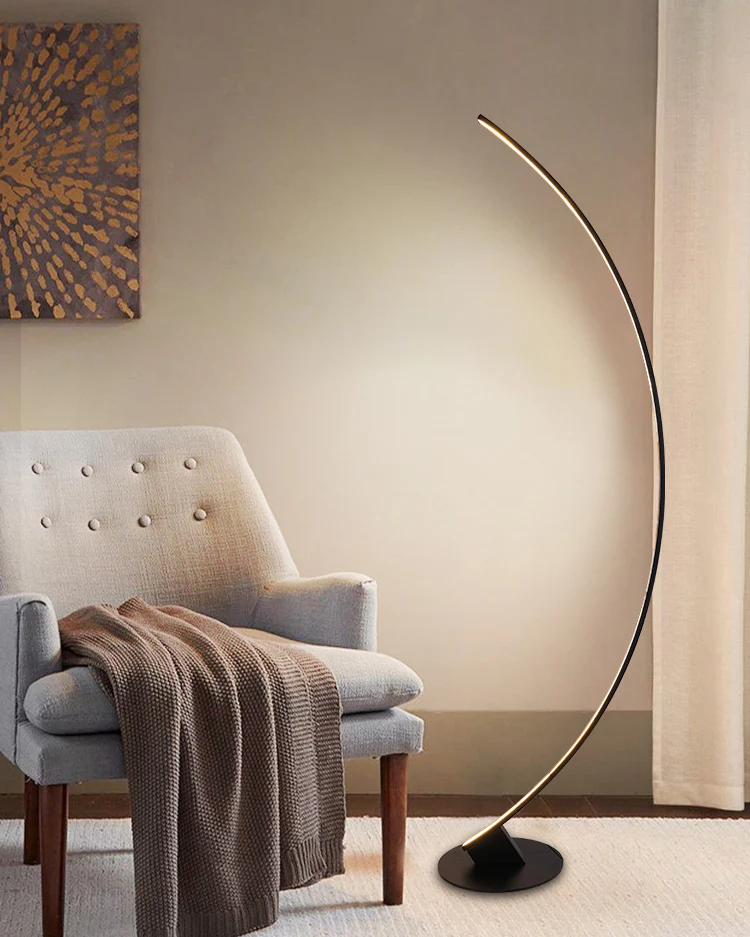 WOMO Arc LED Floor Lamp-WM7093 - Image 3