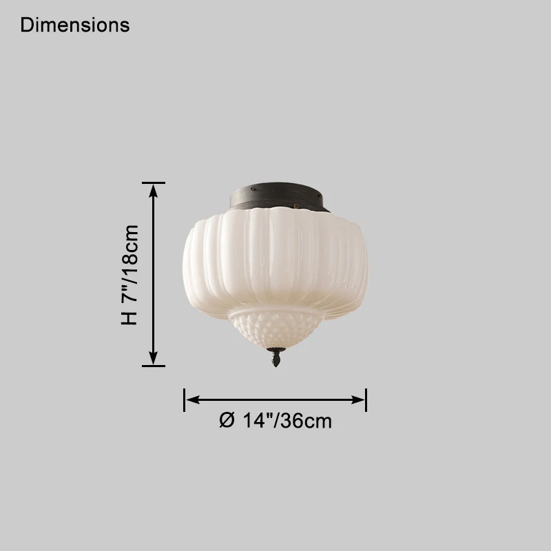 WOMO Art Deco Glass Ceiling Light-WM1121 - Image 12