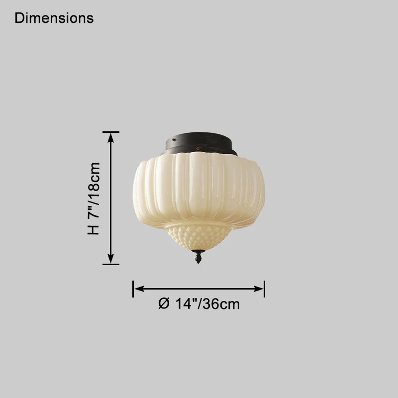 WOMO Art Deco Glass Ceiling Light-WM1121 - Image 14