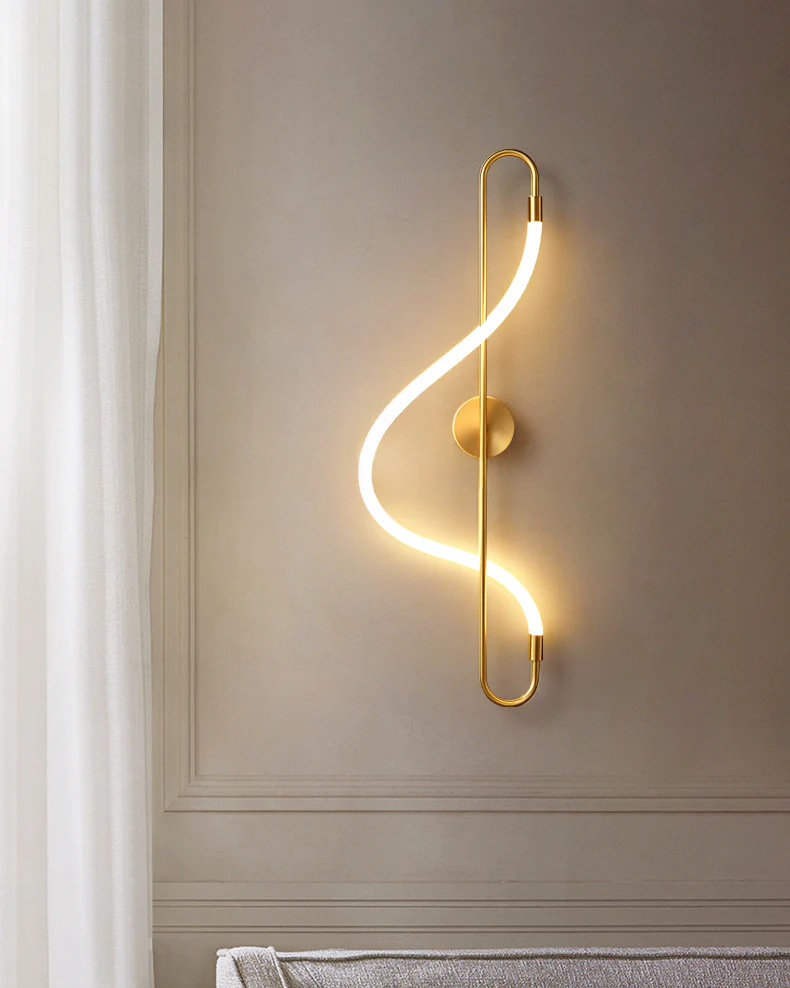 WOMO Art Musical Note LED Wall Sconce-WM6111 - Image 5