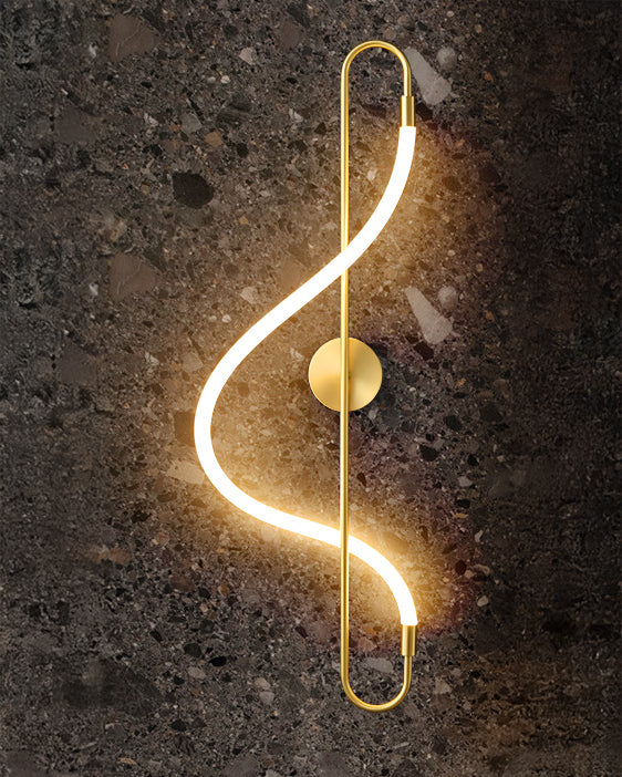 WOMO Art Musical Note LED Wall Sconce-WM6111 - Image 6