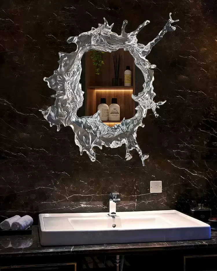 WOMO Art Wall Mirror with Light-WM6152 - Image 11