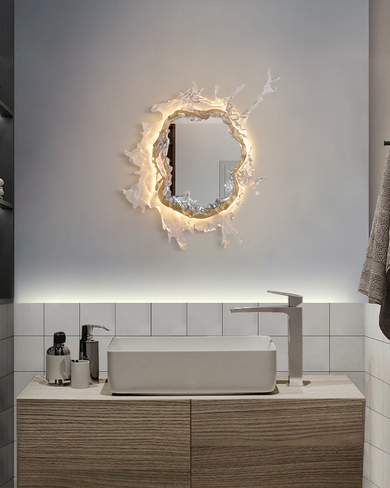 WOMO Art Wall Mirror with Light-WM6152 - Image 13