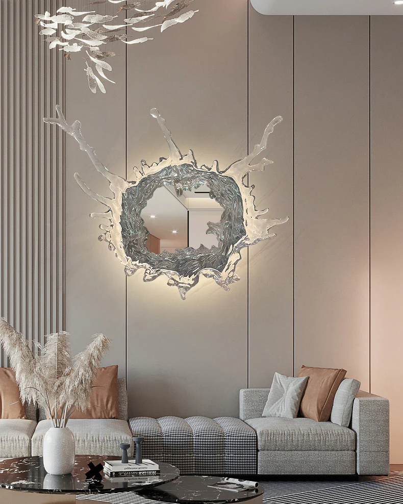 WOMO Art Wall Mirror with Light-WM6152 - Image 17