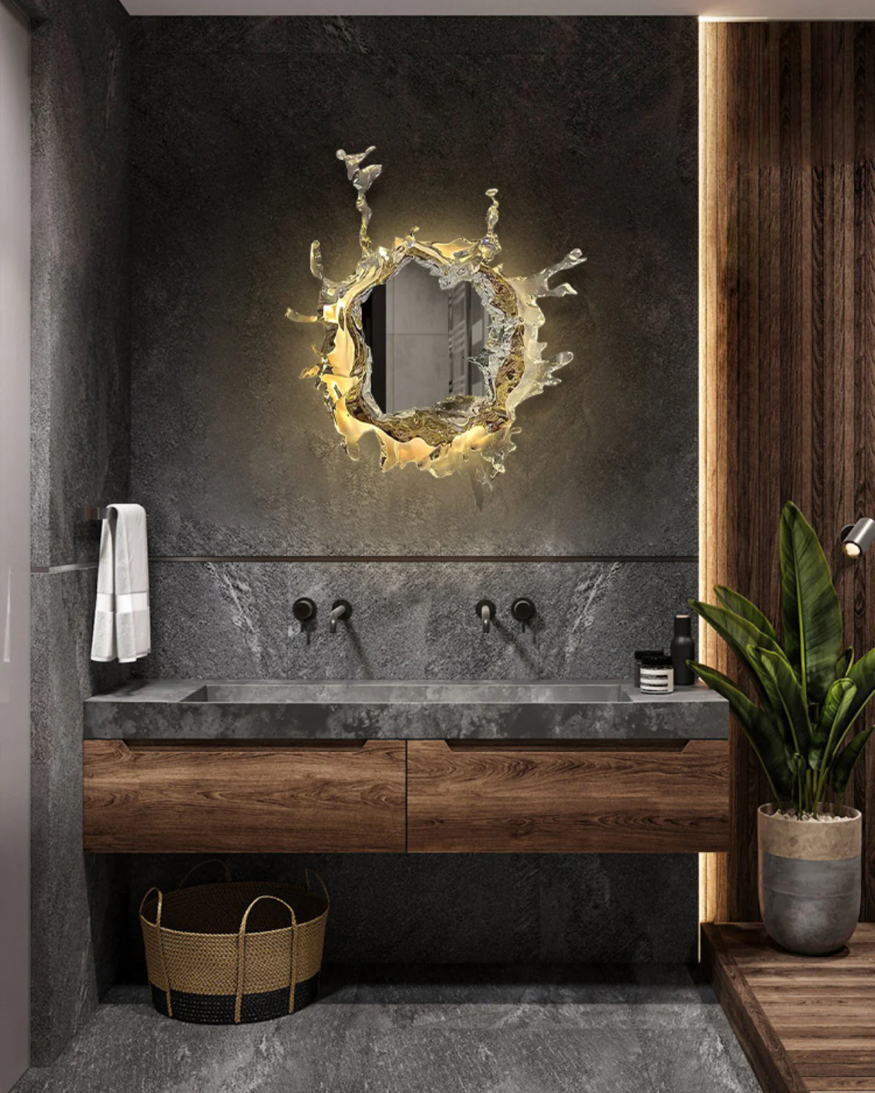 WOMO Art Wall Mirror with Light-WM6152 - Image 18