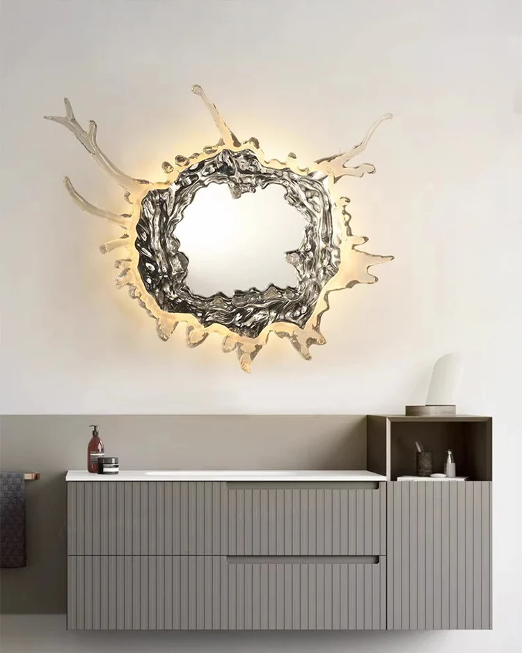 WOMO Art Wall Mirror with Light-WM6152 - Image 19
