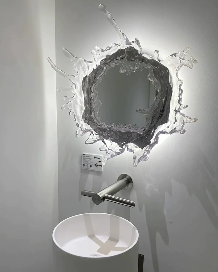 WOMO Art Wall Mirror with Light-WM6152 - Image 5