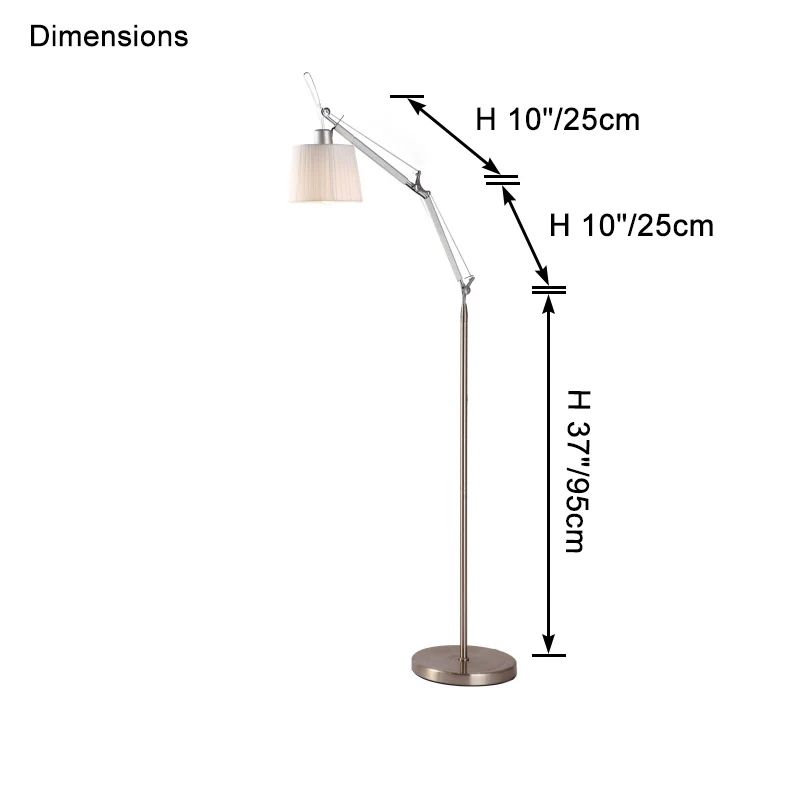WOMO Articulating Floor Lamp-WM7105 - Image 12