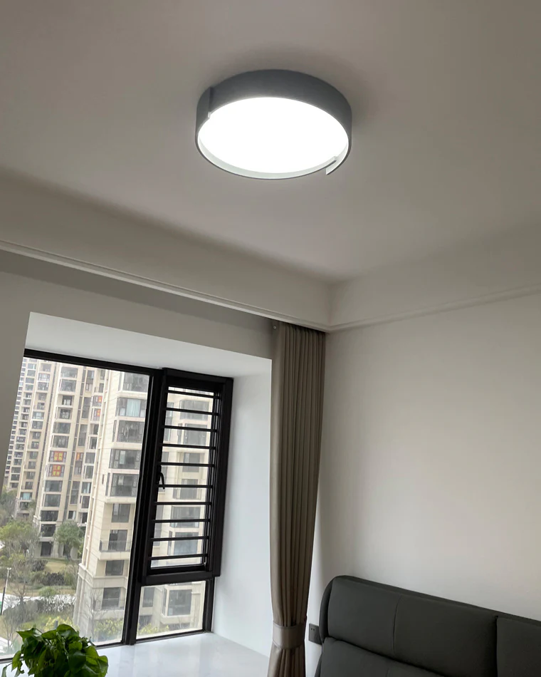WOMO Round Asymmetrical Flush Mount Ceiling Light-WM1060 - Image 8